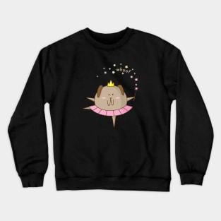 Fairy Dog. Whoof. Crewneck Sweatshirt